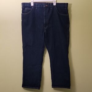 Dickies Men's Deep Blue Straight Jeans